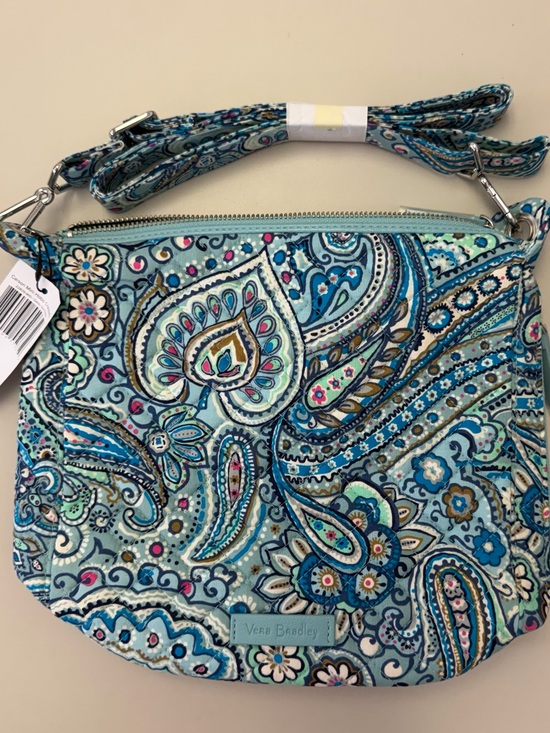 Vera Bradley Handbags - NWT Vera Bradley Carson Mini Hobo Crossbody Daisy Dot Paisley Bag